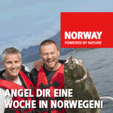 Angel Dir eine Woche Norwegen!